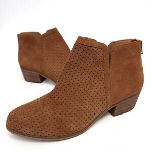 Susina Blakely Suede Bootie Size 9 Ankle Boots Leather Cottagecore Shoes​​